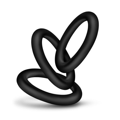 PERFORMANCE VS2 PURE PREMIUM SILICONE COCKRINGS SMALL BLACK - BN70815