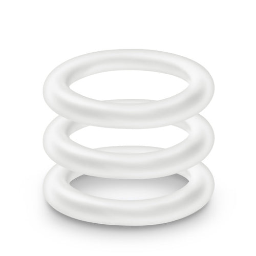 PERFORMANCE VS2 PURE PREMIUM SILICONE COCKRINGS SMALL WHITE - BN70819