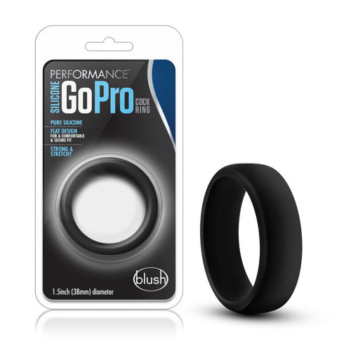 PERFORMANCE SILICONE GO PRO COCK RING BLACK - BN91105
