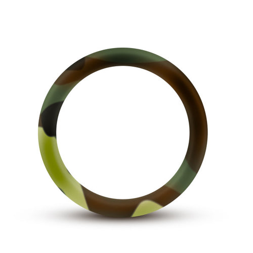 PERFORMANCE SILICONE CAMO COCK RING GREEN CAMOFLAUGE - BN91169