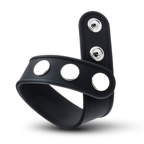 PERFORMANCE VS5 SILICONE 3 SNAP COCK STRAP BLACK - BN91705