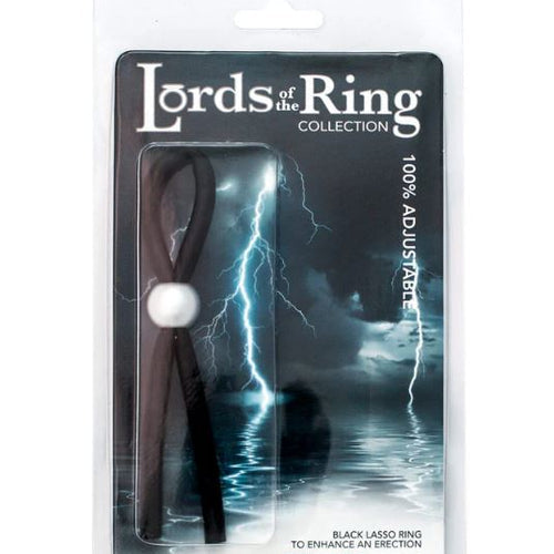 LORDS OF THE RING GIMLI COCK RING BLACK - FRRING014006