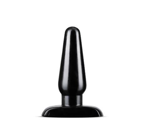 ANAL ADVENTURES BASIC ANAL PLUG - MEDIUM - BLACK - BN18715