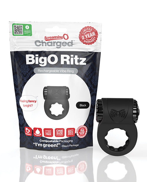 SCREAMING O CHARGED BIG O RITZ BLACK - SCRABRBL