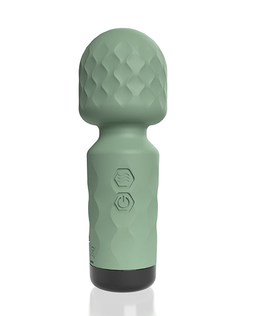 SCREAMING O CUTIES WINNY VIBRATING MINI WAND SAGE GREEN - SCRACWSG