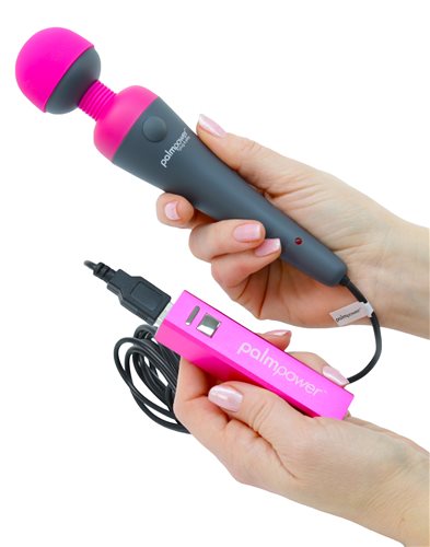 PALM POWER PLUG & PLAY FUCHSIA MASSAGER - BMS30728