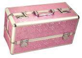 LOCKABLE VIBRATOR CASE PINK LARGE - BMS09816