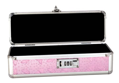 LOCKABLE VIBRATOR CASE PINK SMALL - BMS09916