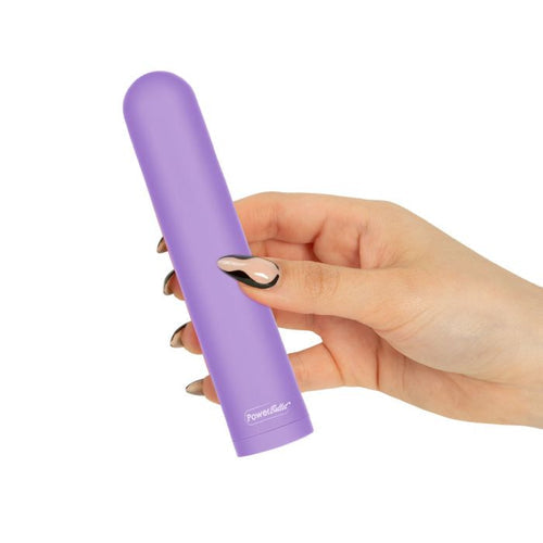 POWERBULLET EEZY PLEEZY 5 IN VIBE RECHARGEABLE PURPLE (Out Beg Dec) - BMS24115