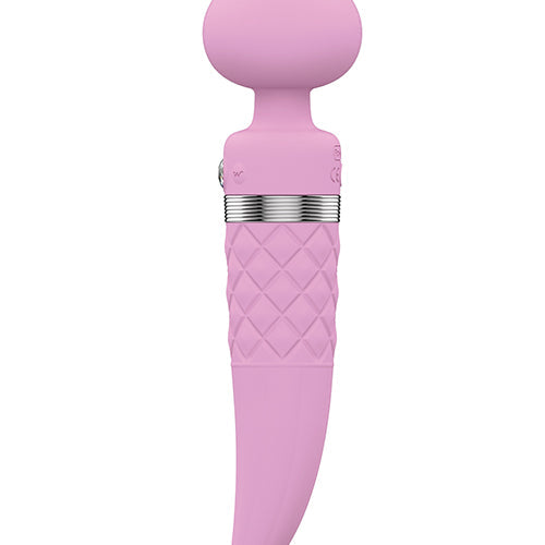 PILLOW TALK SULTRY ROTATING WAND PINK - BMS26816
