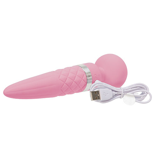 PILLOW TALK SULTRY ROTATING WAND PINK - BMS26816