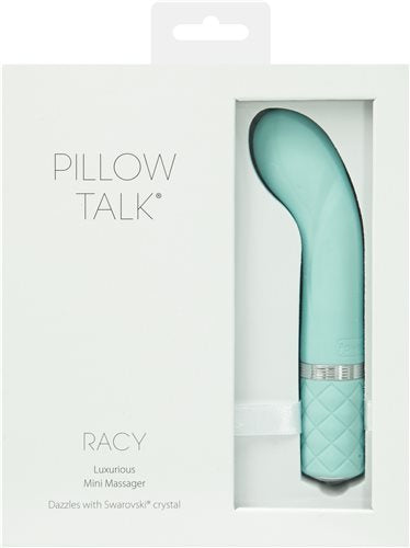 PILLOW TALK RACY VIBE W/ SWAROVSKI CRYSTAL TEAL - BMS26919
