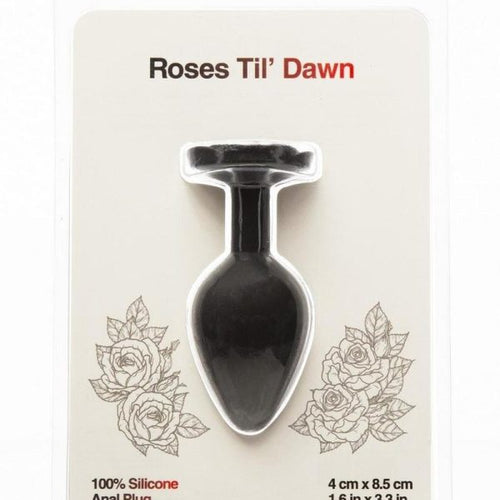 ROSES TIL DAWN SILICONE ANAL PLUG MEDIUM - BMS32211