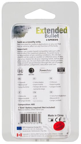 POWER BULLET BREEZE 3.5 BLACK " - BMS51213