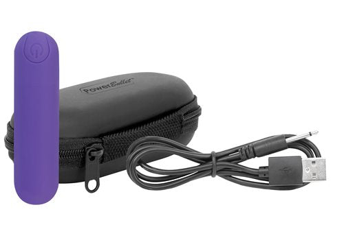 POWER BULLET ESSENTIAL 3.5IN RECHARGEABLE PURPLE - BMS57153
