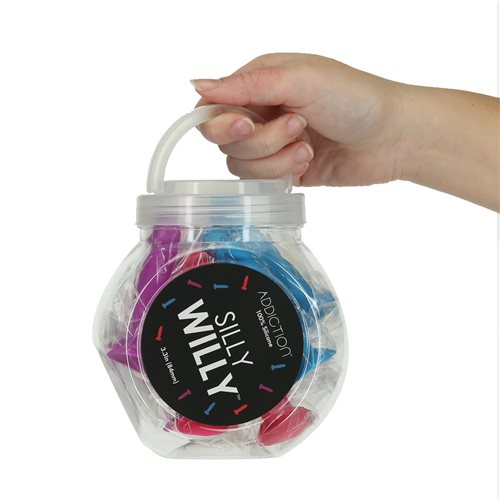 ADDICTION SILLY WILLY GLOW IN THE DARK MINI DONGS 12PC BOWL - BMS87066
