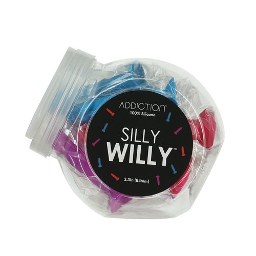 ADDICTION SILLY WILLY GLOW IN THE DARK MINI DONGS 12PC BOWL - BMS87066