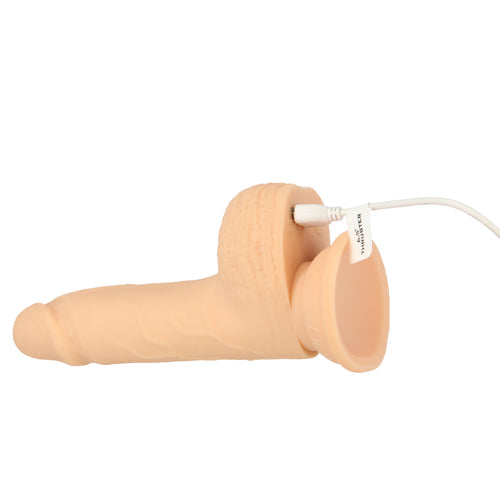 NAKED ADDICTION 6.5IN VANILLA THRUSTING DONG W/ REMOTE - BMS88625