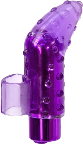 RECHARGEABLE FRISKY FINGER MASSAGER PURPLE - BMS99115