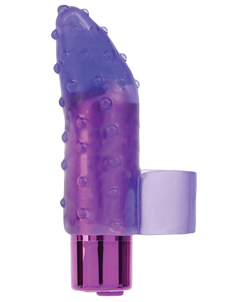 RECHARGEABLE FRISKY FINGER MASSAGER PURPLE - BMS99115