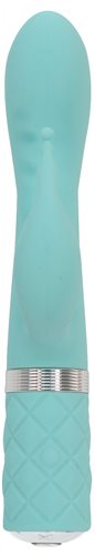 PILLOW TALK KINKY CLITORAL W/ SWAROVSKI CRYSTAL TEAL - BMS96619
