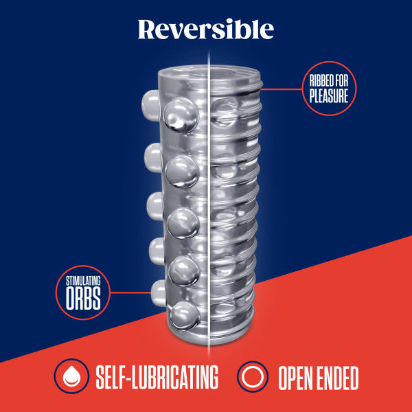 RIZE SWICH GLOW IN THE DARK SELF LUBRICATING STROKER CLEAR - BN06419