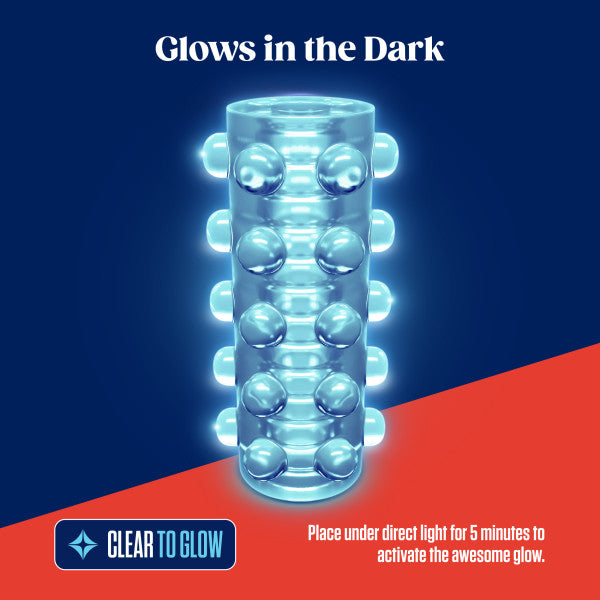 RIZE SWICH GLOW IN THE DARK SELF LUBRICATING STROKER CLEAR - BN06419