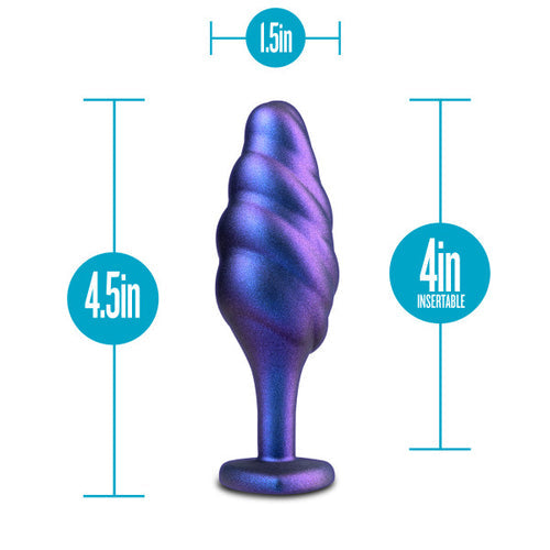ANAL ADVENTURES MATRIX BUMPED BLING PLUG SAPPHIRE - BN10122