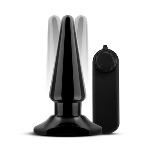 ANAL ADVENTURES BASIC VIBRATING ANAL PLEASER BLACK - BN10605
