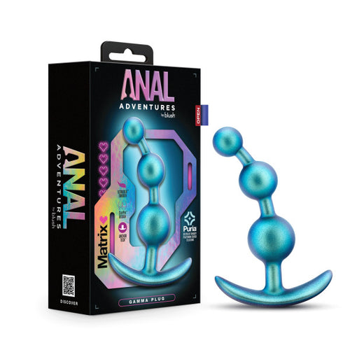 ANAL ADVENTURES MATRIX GAMMA PLUG NEPTUNE TEAL - BN10692