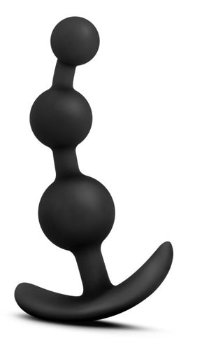 ANAL ADVENTURES PLATINUM SMALL ANAL BEADS BLACK - BN10695