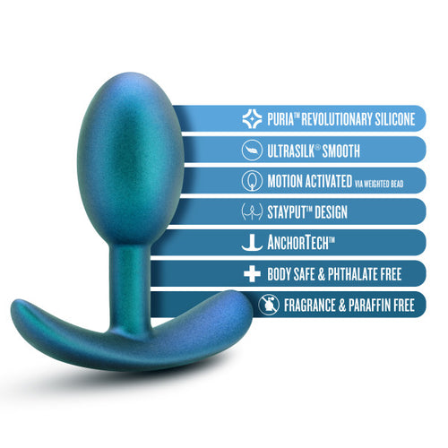 ANAL ADVENTURES MATRIX NEBULA PLUG LUNAR BLUE - BN11580