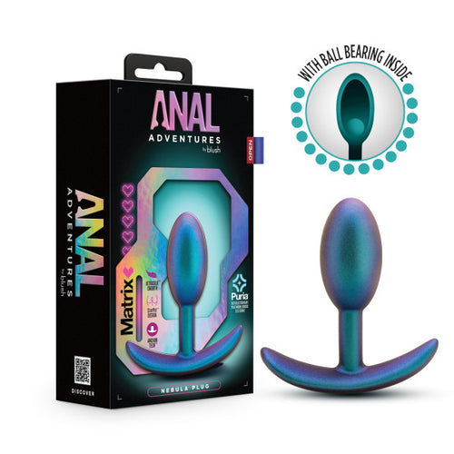 ANAL ADVENTURES MATRIX NEBULA PLUG LUNAR BLUE - BN11580
