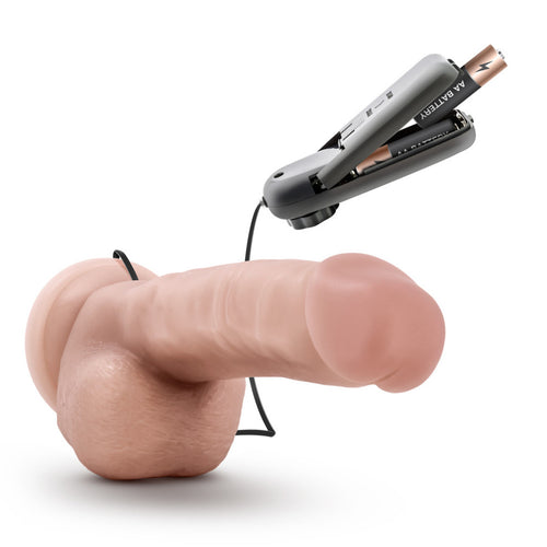 DR SKIN DR JAY 8.75IN VIBRATING COCK W/ SUCTION CUP VANILLA - BN13713