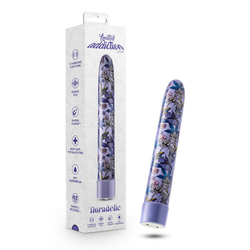LIMITED ADDICTION FLORADELIC 7 IN RECHARGEABLE VIBE PURPLE - BN14801