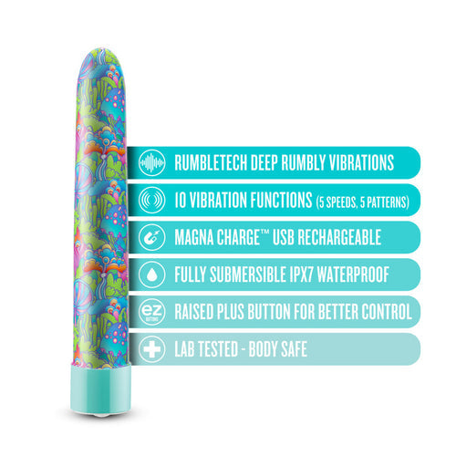 LIMITED ADDICTION UTOPIA 7 IN RECHARGEABLE VIBE AQUA - BN14802