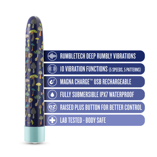 LIMITED ADDICTION DREAMSCAPE 7 IN RECHARGEABLE VIBE BLUE - BN14805