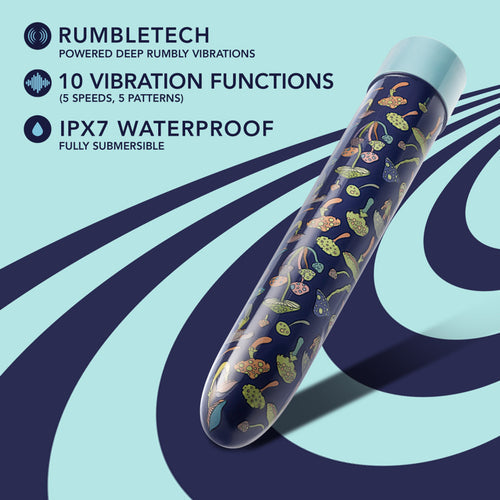 LIMITED ADDICTION DREAMSCAPE 7 IN RECHARGEABLE VIBE BLUE - BN14805