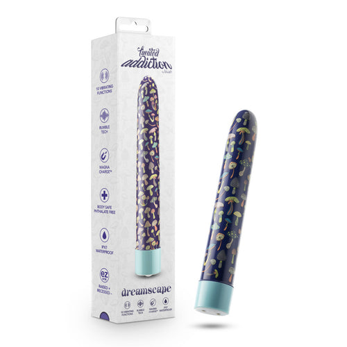 LIMITED ADDICTION DREAMSCAPE 7 IN RECHARGEABLE VIBE BLUE - BN14805