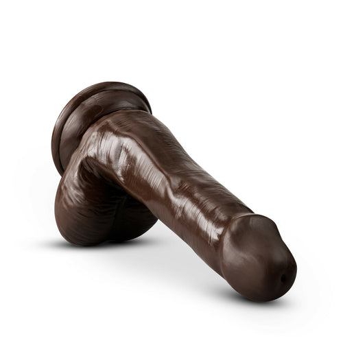 DR SKIN PLUS 6IN POSEABLE DILDO CHOCOLATE - BN14906