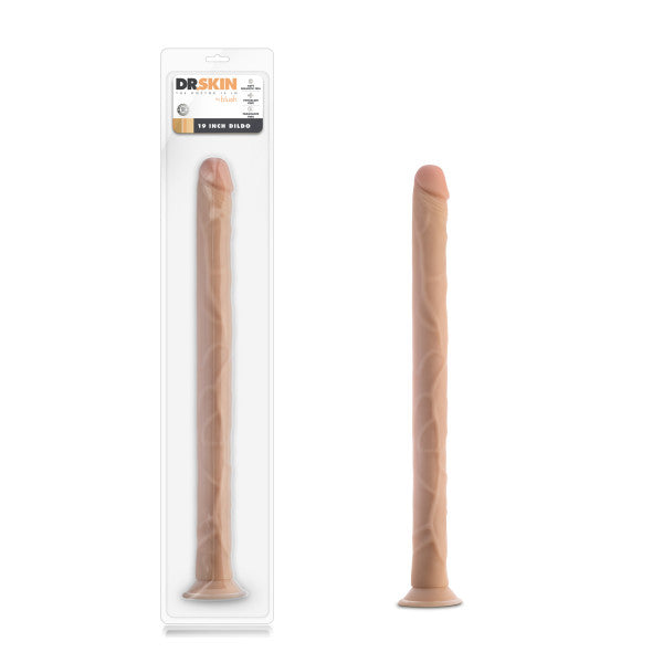 DR SKIN 19IN DILDO BEIGE - BN15063