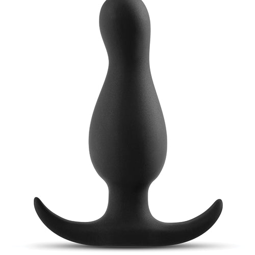 ANAL ADVENTURES PLATINUM CURVE PLUG BLACK - BN18505