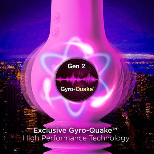 IMPRESSIONS NEW YORK GYROQUAKE DILDO PURPLE - BN32501