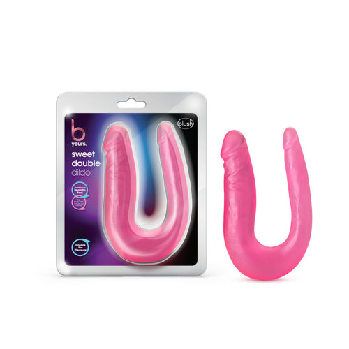 B YOURS SWEET DOUBLE DILDO PINK - BN34200