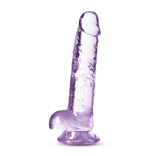 NATURALLY YOURS 7IN AMETHYST CRYSTALLINE DILDO - BN51601