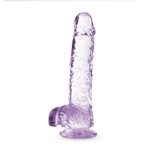 NATURALLY YOURS 6IN AMETHYST CRYSTALLINE DILDO - BN51701