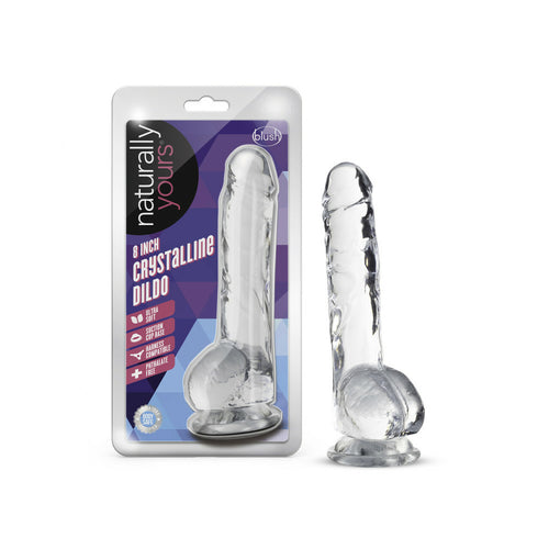 NATURALLY YOURS 6IN DIAMOND CRYSTALLINE DILDO - BN51709