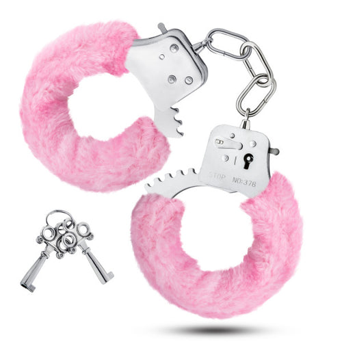 TEMPTASIA FURRY PINK CUFFS - BN55410