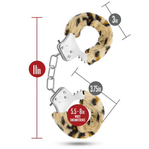 TEMPTASIA FURRY LEOPARD CUFFS - BN55414