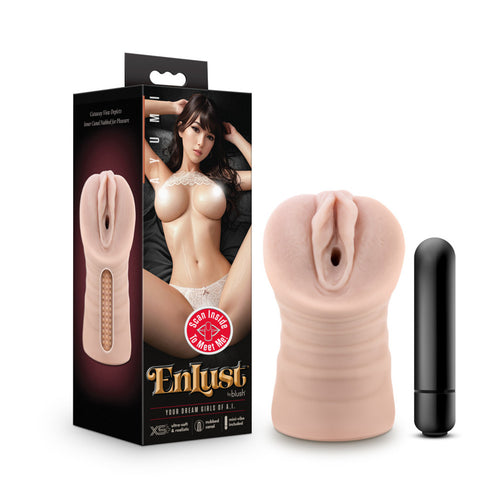 ENLUST AYUMI VIBRATING STROKER BEIGE - BN73413